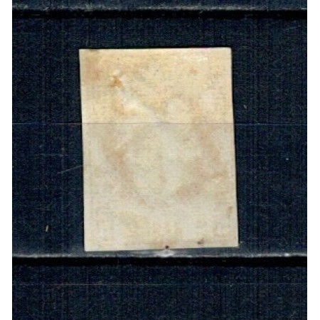 1868 - Carol I cu favoriți, 2 bani nestampilat