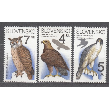 Slovacia 1994 - Păsări de prada, serie neuzata