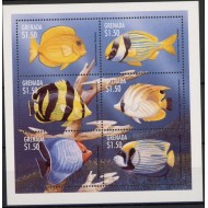 Grenada 1998 - Pești tropicali, bloc neuzat