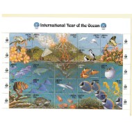 Liberia 1998 - Fauna, oceane, animale, minicoala neuzata