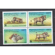 Djibouti 2000 - Fauna WWF, animale, serie neuzata