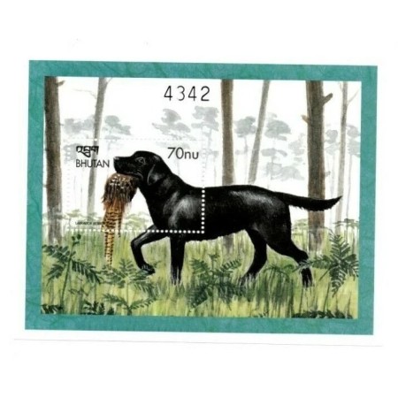 Bhutan 1999 - Câini, colita neuzata