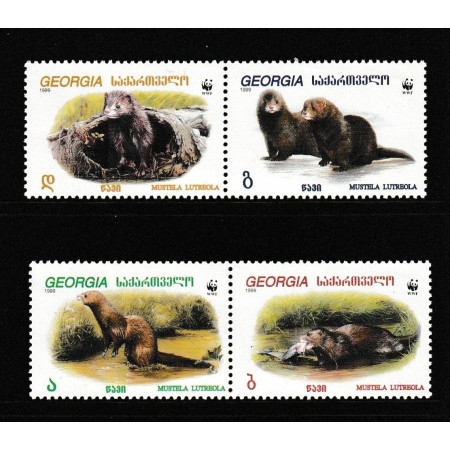 Georgia 1999 - Fauna WWF, animale, serie neuzata