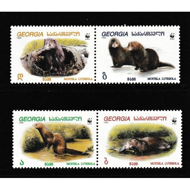 Georgia 1999 - Fauna WWF, animale, serie neuzata