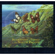 Tuvalu 2000 - Fluturi, bloc neuzat