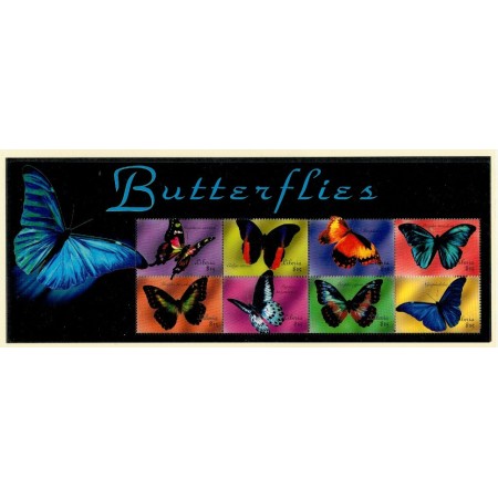 Liberia 2000 - Fluturi, minicoala neuzata