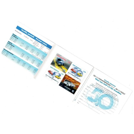 San Marino 2004 - Mașini Volkswagen, carnet filatelic neuzat