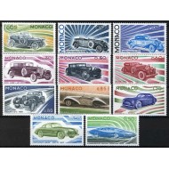 Monaco 1975 - Mașini de epoca, industria auto, serie neuzata
