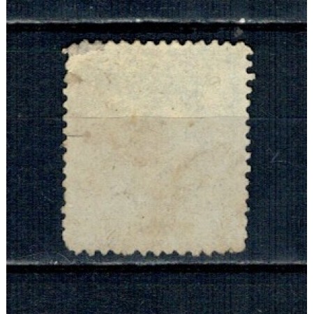 1872 - Carol I cu barba, 10 bani dantelat, stampilat