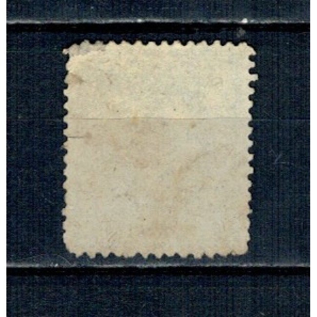 1871 - Carol I cu barba, 10 bani dantelat, stampilat