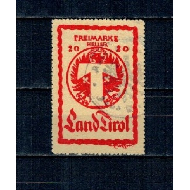 Tirol 1919 - Emisiune locala, 20 heller, stampilat