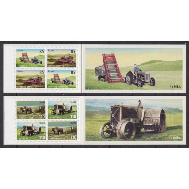 Islanda 2008 - Agricultura, tractoare, carnete filatelice neuzate