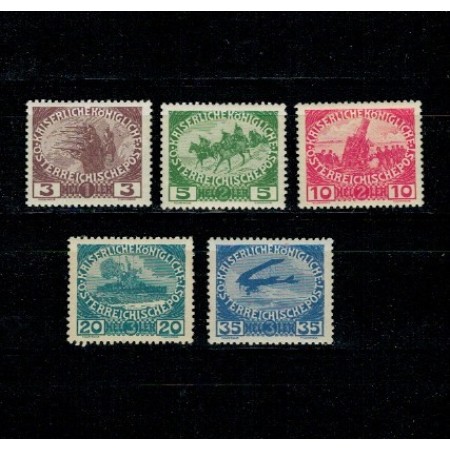 Austria 1915 - Pentru văduve si orfani de război, serie neuzata
