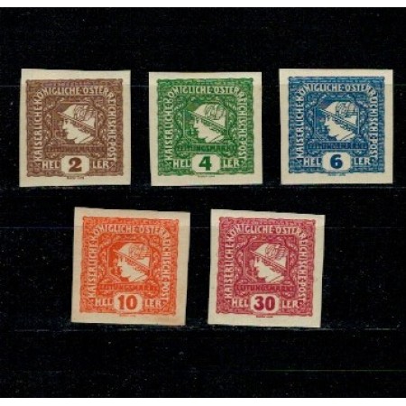 Austria 1916 - Marci pentru ziare, Merkur, serie neuzata