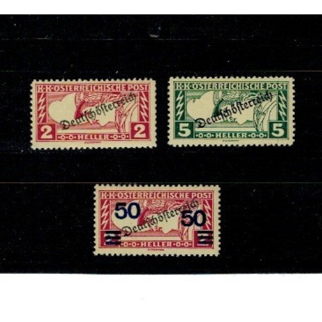 Austria 1919-1921 - Marci expres, supratipar, serie neuzata