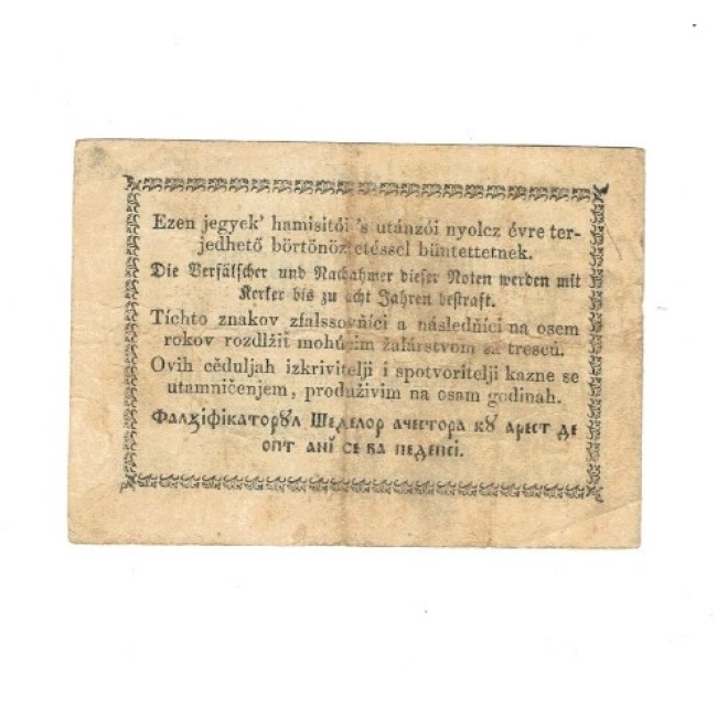 Ungaria 1849 - 10 krajczar, Kossuth, circulata