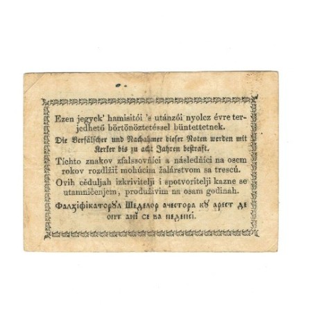 Ungaria 1849 - 10 krajczar, Kossuth, circulata