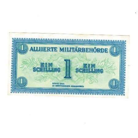 Austria 1944 - 1 schilling, ocupația aliata, aUNC