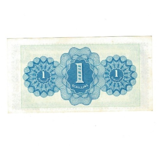 Austria 1944 - 1 schilling, ocupația aliata, aUNC