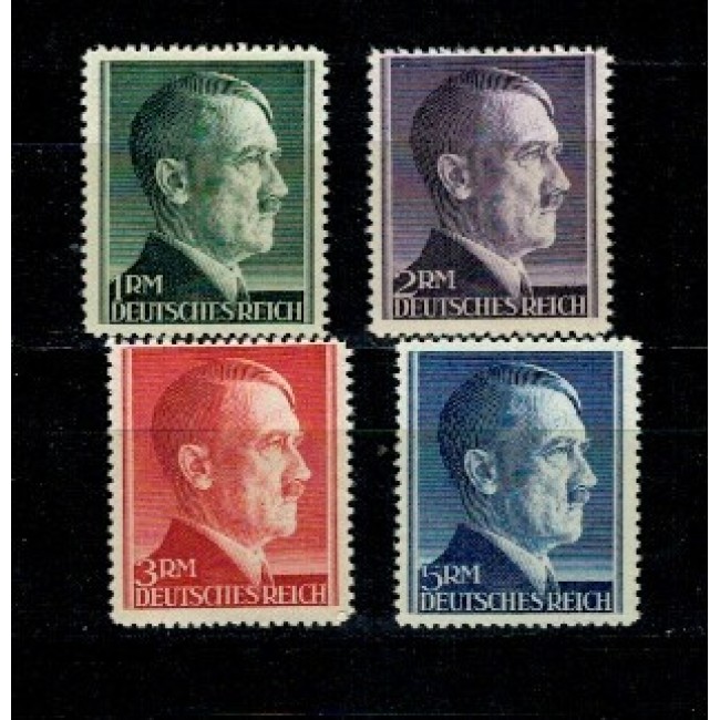 Deutsches Reich 1941 - Uzuale Hitler, dantelate 12 1/2, serie neuzata