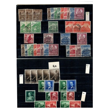 Deutsches Reich - Lot mărci stampilate