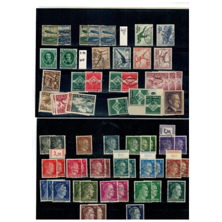 Deutsches Reich - Lot mărci stampilate