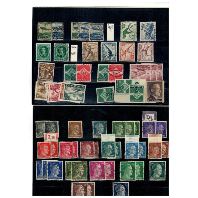 Deutsches Reich - Lot mărci stampilate