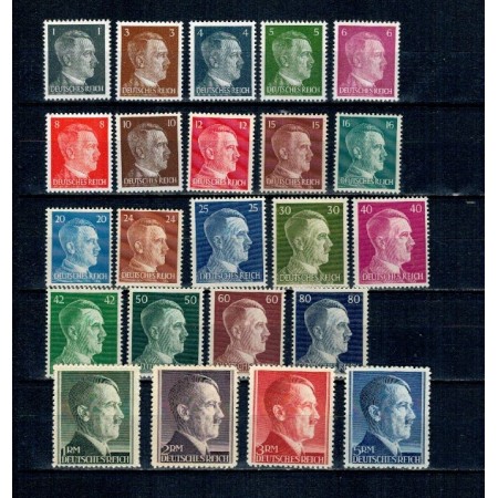 Deutsches Reich 1941/44 - Uzuale Hitler, serie neuzata