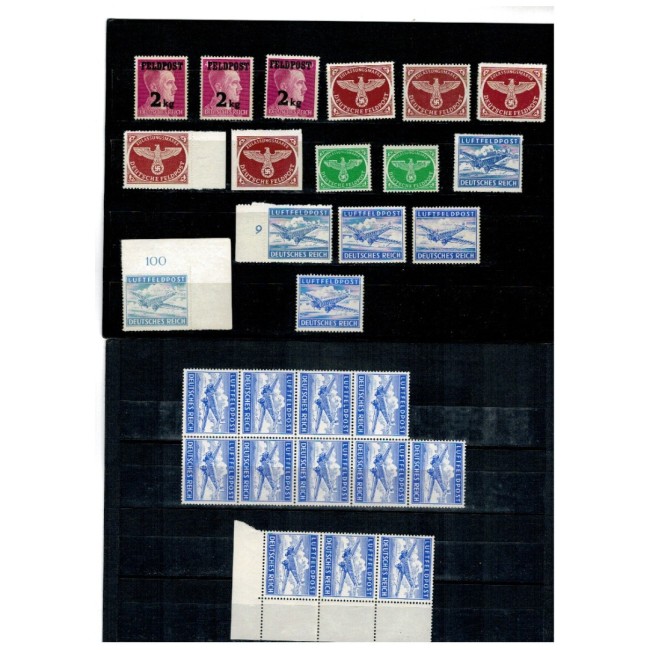 Deutsches Reich 1942-1944 - Posta militara de campanie, Feldpostmarken, lot mărci neuzate