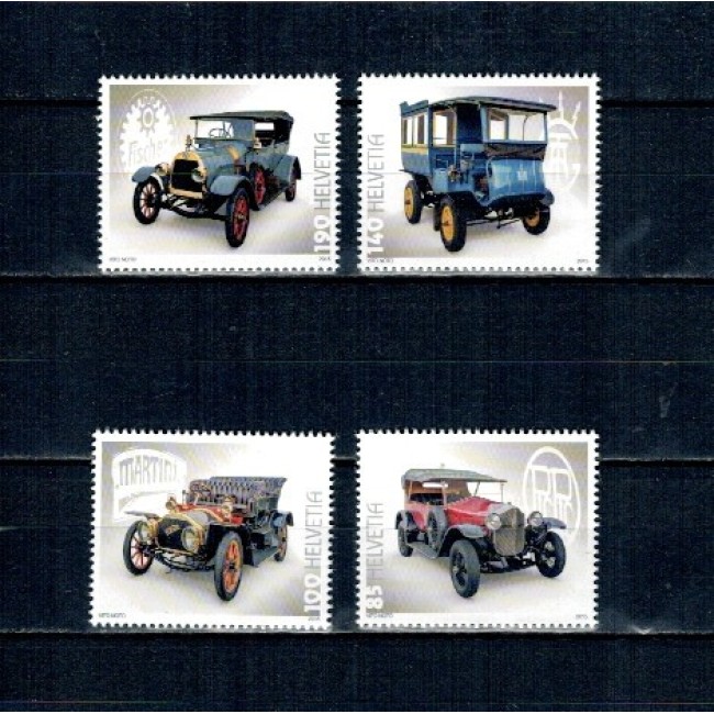 Elvetia 2015 - Mașini de epoca, serie neuzata