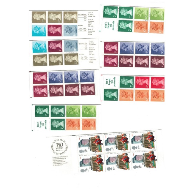 Marea Britanie - Lot 8 carnete filatelice neuzate