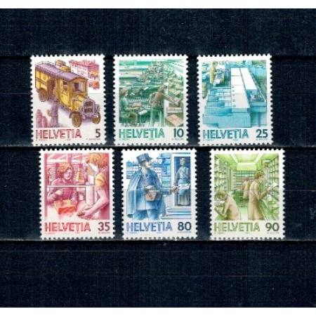 Elvetia 1986 - Uzuale, posta, serie neuzata