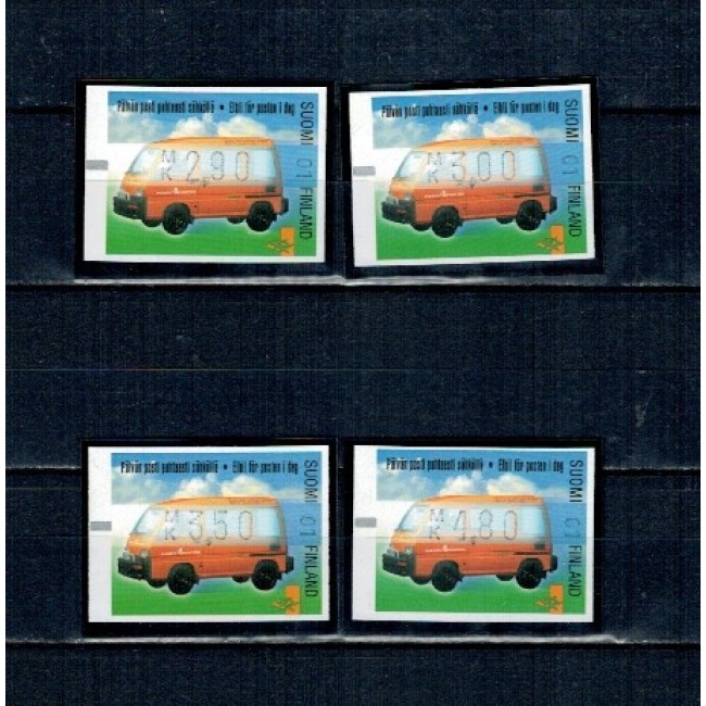 Finlanda 1999 - Mașini poștale, timbre de automat, neuzate