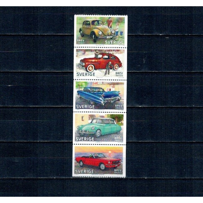 Suedia 2009 - Mașini de epoca, serie neuzata