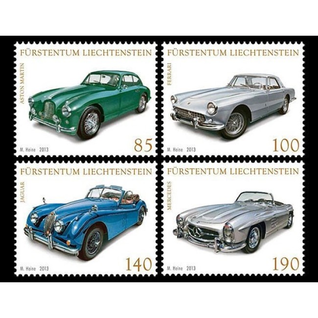 Liechtenstein 2013 - Mașini de epoca, serie neuzata