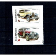 Cehia 2013 - Mașini de epoca, serie timbre autocolant, neuzate