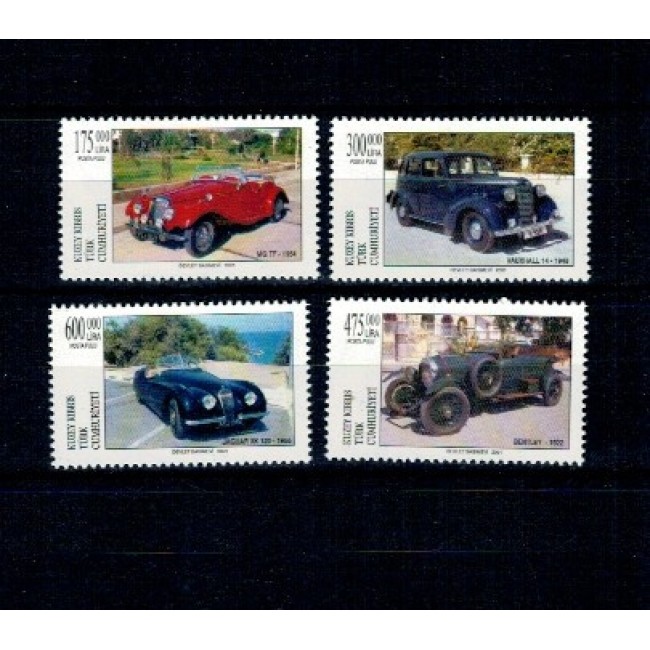 Cipru Turcesc 2001 - Mașini de epoca, serie neuzata