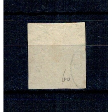 1871 - Carol I cu barba, 10 bani portocaliu, nedantelat, stampilat