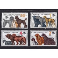 Cehoslovacia 1990 - Câini, serie neuzata