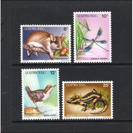 Luxembourg 1987 - Fauna, animale, serie neuzata