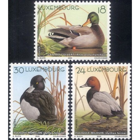 Luxemburg 2000 - Păsări, rate, serie neuzata