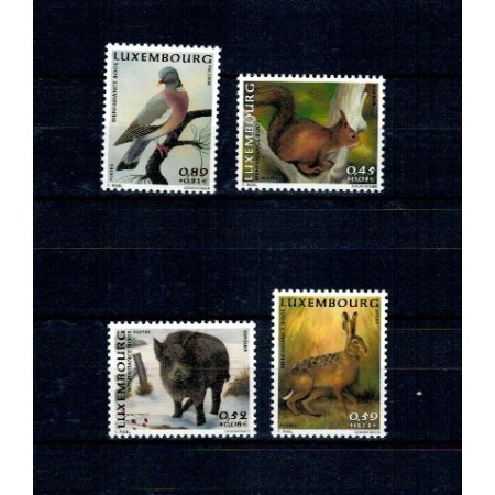 Luxemburg 2001 - Fauna, animale, serie neuzata