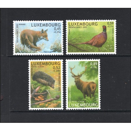 Luxemburg 2002 - Fauna, animale, serie neuzata