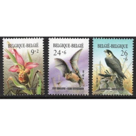 Belgia 1987 - Fauna-flora, serie neuzata