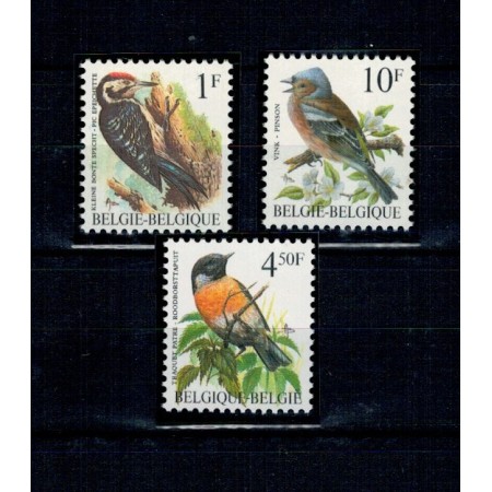 Belgia 1990 - Păsări, serie neuzata