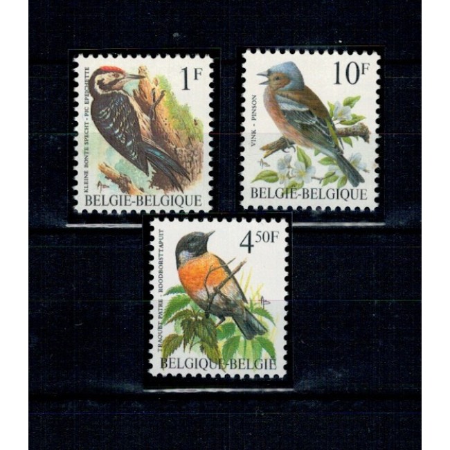 Belgia 1990 - Păsări, serie neuzata