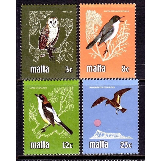 Malta 1981 - Păsări, serie neuzata