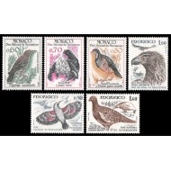 Monaco 1982 - Păsări, serie neuzata