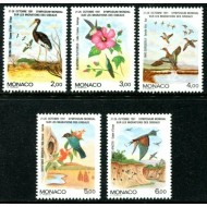 Monaco 1991 - Păsări, migrare, serie neuzata