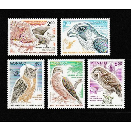 Monaco 1993 - Păsări, serie neuzata